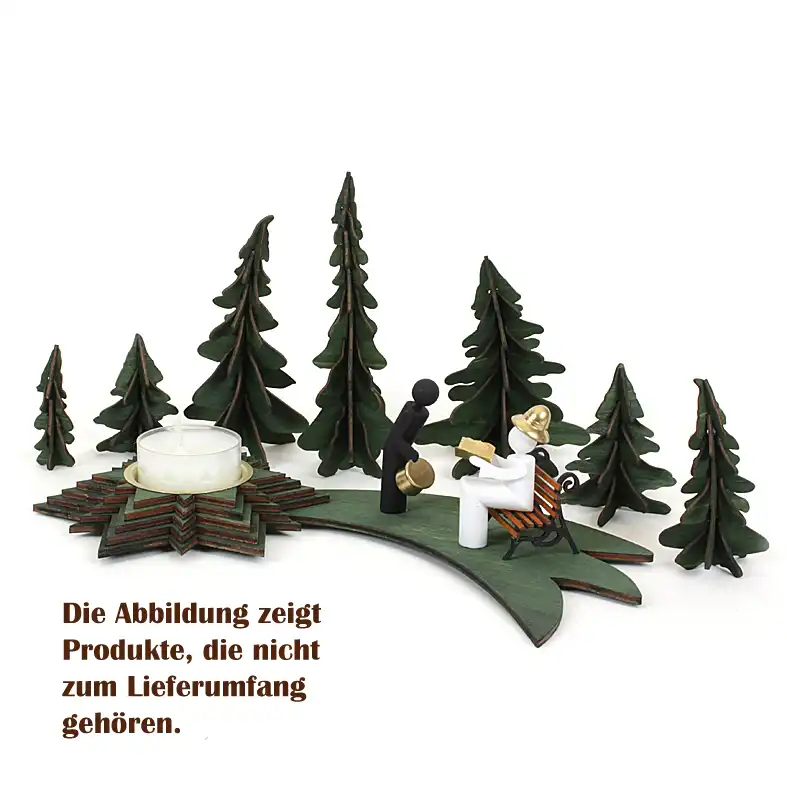 Bastelsatz Baum bewegter Baum DAMASU Holzkunst aus dem Erzgebirge